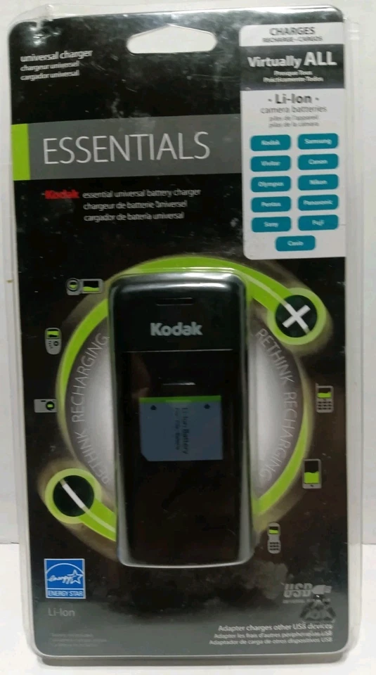 Kodak Universal Li-ion Small Battery Charger UC-200 For Digital Camera and More - Image 1 of 4