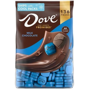 DOVE PROMISES Milk Chocolate Candy Individually Wrapped Bulk Pack (38.09 oz,... - Picture 1 of 8