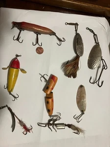 Vintage, Angelköder, Barsch Hecht, Merry Widow, W.T. Lowe, Bill Bailer Spinner - Bild 1 von 13