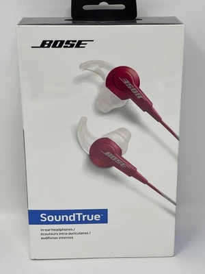 Bose SoundTrue in-Ear Wired Headphones Sport Gym Walkout - Cranberry 715593-0030 - Image 1 of 4