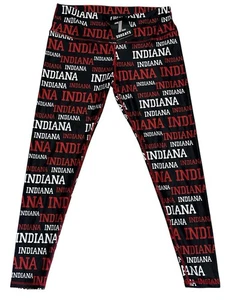 Indiana University Hoosiers ZooZatz Mascott Gameday Leggings Size XL RN#73668 - Picture 1 of 7