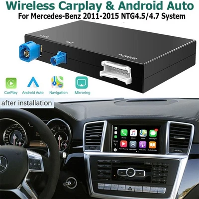 Wireless Carplay & Android Auto For 2011-2015 Mercedes-Benz NTG4.5/4.7 System - Image 1 of 4