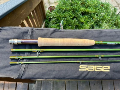 SAGE TCX 590-4 5 wt 9 foot 4 piece Fast action Fly Rod Excellent Condition. - Image 1 of 4