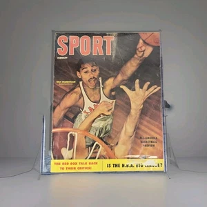 Sport Magazine FIRST Wilt Chamberlain Vintage 1957 Kansas Basketball Cover NBA - Picture 1 of 11