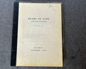 HEART OF JADE Play Script by Gip Hoppe 4th Draft 9/5/92 Pre-Production Cape Cod - Picture 1 of 8