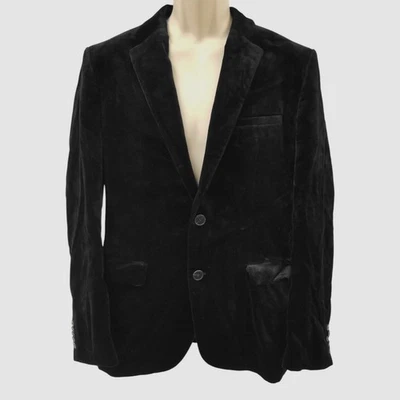 Hugo Boss Men's Black Velvet Blazer Sport Coat Suit Jacket Size 40R - Image 1 of 4