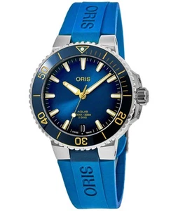 New Oris Aquis Date 41mm Automatic Men's Watch 01 400 7769 4125-07 4 22 75FC - Picture 1 of 4
