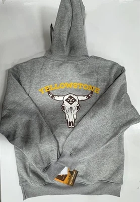 PARAMOUNT NETWORK ' YELLOWSTONE DUTTON RANCH HOODIE 'CINZA' TAMANHO GG' - Imagem 1 de 4