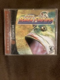 Sega Bass Fishing (Sega Dreamcast, 1999) Game Case Manual - Tested and Working
