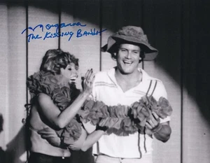 Morganna “Kissing Bandit” SIGNED 8x10 (PHOTO with George Brett) RARE - Picture 1 of 1