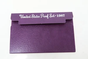 1987-S US Mint Proof Set 5 Coin Set OGP COA Original Government Packaging - Picture 1 of 4
