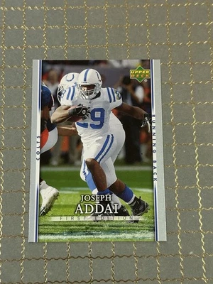 2007 Upper Deck First Edition Joseph Addai #43 Indianapolis Colts (A) - Image 1 of 2