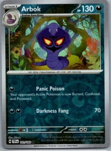 Arbok SV05: Temporal Forces 101/162 Near Mint NM Reverse Holo - Picture 1 of 2