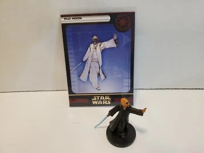 Star Wars WotC Miniaturas Plo Koon Raro #22/60 Com Cartão 2004 - Imagem 1 de 4