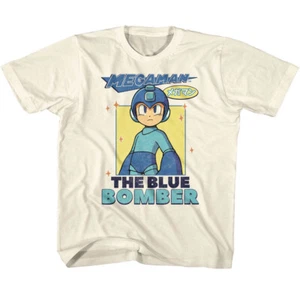 Mega Man Capcom Video Game The Blue Bomber Photo Stars Youth T Shirt Gamer Merch - Picture 1 of 3