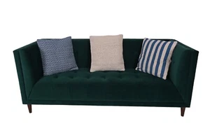 Set of 3 cotton cushion covers with handwoven weave featuring geometric pattern - Picture 1 of 5
