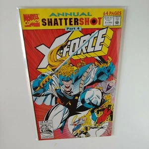 ANNUAL SHATTERSHOT 1 1992 PART. 4 X-FORCE ORIGINALE AMERICANO COMICS USA - Picture 1 of 2