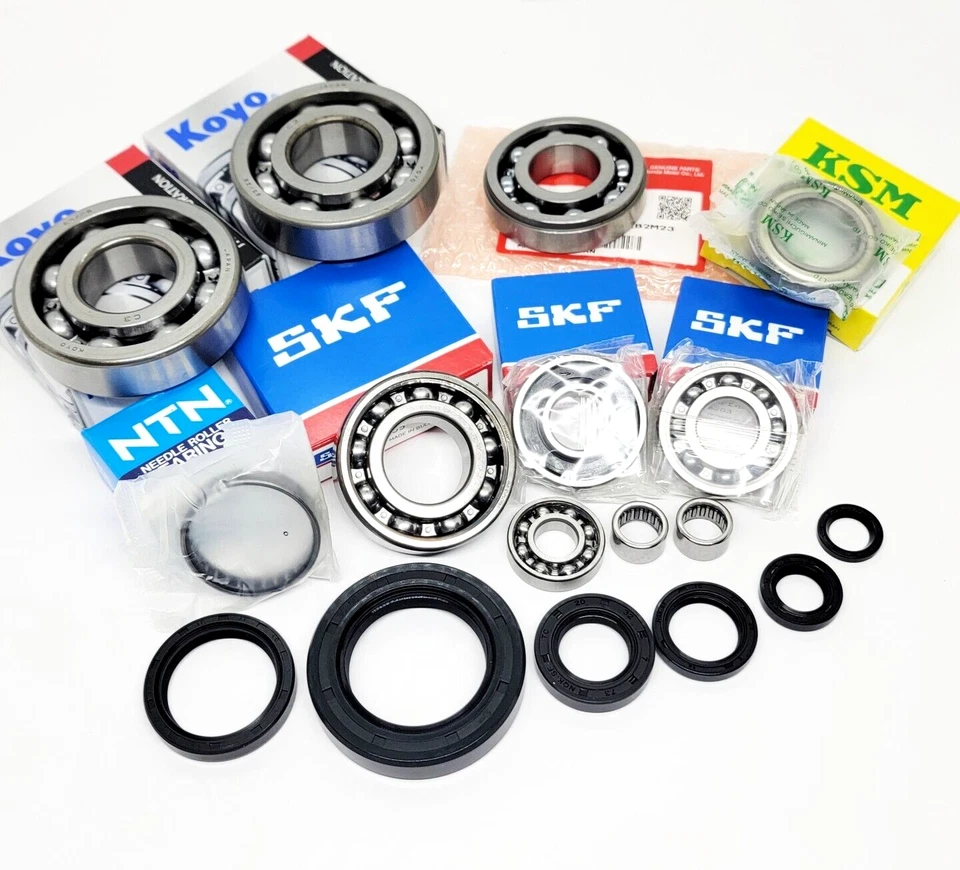 CR250 Engine Crank Shaft & Transmission Bearings & Seals Kit 88-91 Koyo, SKF, - Image 1 of 1