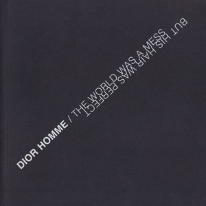 Dior Homme Summer 2006 Hedi Slimane Lookbook Fashion Design Catalog Works