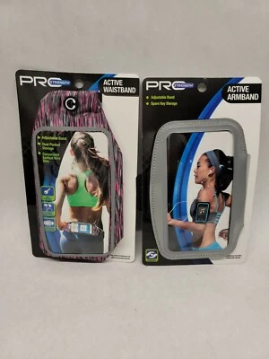 Pro Strength- Active Adjustable Waist Band Smartphone Holder Keys Work Out New: - Image 1 of 4