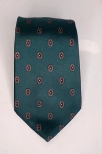 VTG Christian Dior Monsieur Green Paisley Tie - Picture 1 of 5