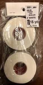 NWT! MUELLER TRAINERS ATHLETIC 10 YDS MTAPE WHITE 2-PACK - Picture 1 of 5
