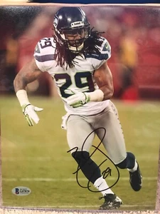 Earl Thomas Signed Seattle Seahawks 8x10 Photo BAS - Picture 1 of 6