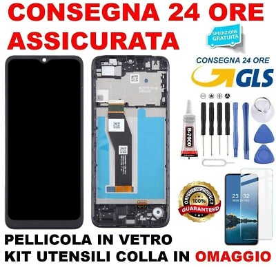 DISPLAY LCD FRAME ORIGINALE MOTOROLA MOTO E13 XT-2345 XT2345 TOUCH VETRO SCHERMO
