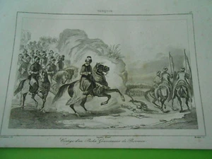 Gravure 1840 - Turquie Turkey Cortège d'un pacha gouverneur de province - Picture 1 of 1