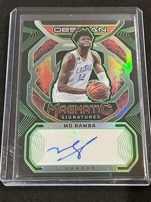 2022-23 Panini Obsidian Mo Bamba Magmatic Signatures Electric Etch Green 5/25 - Image 1 of 2