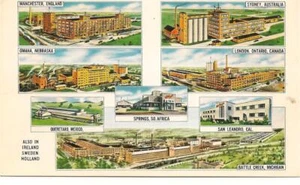 Vintage PC; Kellogg Company Plants; 8 Location Photos - Picture 1 of 1