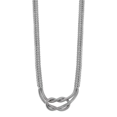 Collana Donna Lotus Style LS2431/1/1 In Acciaio Con Nodo Centrale - Immagine 1 di 2