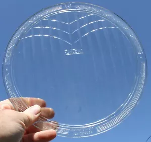 (ONE) Vintage FLINTEX Flat Head Light / Lamp Glass Lens 8 3/8" Type J glass NOS - Bild 1 von 12