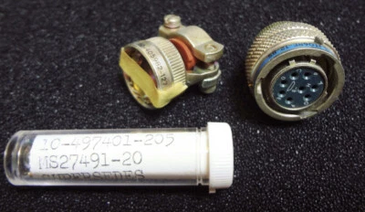 NOS Bendix JT06RE-12-8S 8 Position 12 Circular Connector Kit Mil Spec. - Image 1 of 4