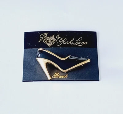 Брошь для обуви на высоком каблуке Jewels by Park Lane золотистая черная - Изображение 1 из 4