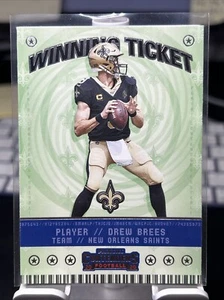 2020 Panini Contenders - Winning Ticket #WT6 - Drew Brees - New Orleans Saints - Bild 1 von 2