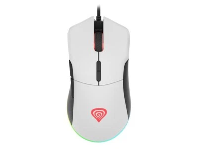 5901969431551 Natec GENESIS Krypton 290 Wired gaming mouse 6400 DPI RGB White NA - Image 1 of 4