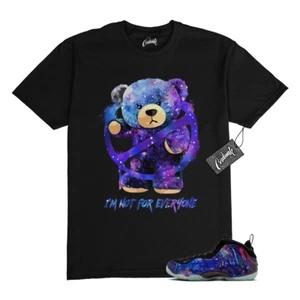 Galaxy Foamposite One Zoom Rookie Obsidian Black Anthracite T Shirt Match NOT - Picture 1 of 1