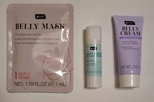 3pk B Pure Womens Pregnancy Belly Kit (Mask, Balm, Cream) Prevent Stretch Marks - Picture 1 of 2