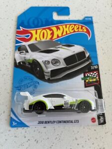 2021 Hot Wheels - 2018 Bentley Continental GT3 - HW Race Day 7/10; 133/250 White