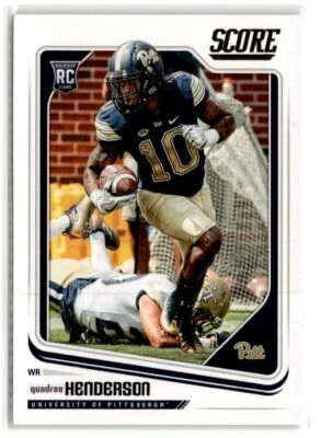 Quadree Henderson RC Pittsburgh Panthers 2018 Score #405 - Image 1 of 2