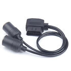 New Universal 16-Pin OBD2 Car Cigarette Lighter Socket Charger Power Adapter M