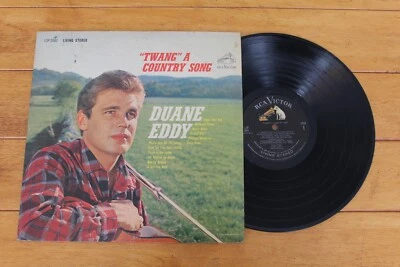 DUANE EDDY - TWANG A COUNTRY SONG LP 12" VINYL VG- RCA VICTOR STEREO - Image 1 of 4