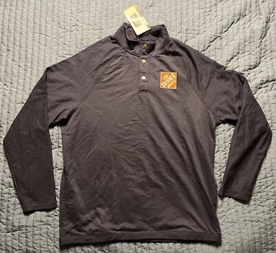 NWT Charles River Home Depot Long Sleeve Uniform Shirt Men’s Size XL Blue - Image 1 of 4