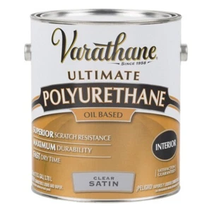 NUOVO VARATHANE Poliuretano, Trasparente, Satinato, 1 Gallone SPEDIZIONE GRATUITA - Foto 1 di 1