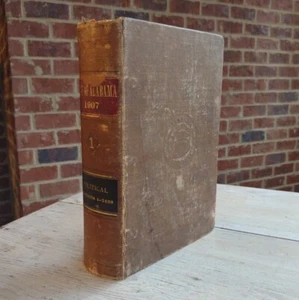 RAR Antik 1907 CODE von ALABAMA Vol. I - 1 POLITISCHES Recht Rechtsbuch B.B. COMER - Bild 1 von 24