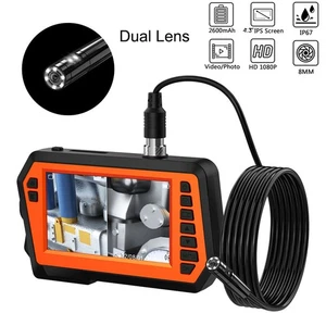 Cámara de inspección boroscopio industrial de doble lente HD 1080P para alcantarillado - Imagen 1 de 12