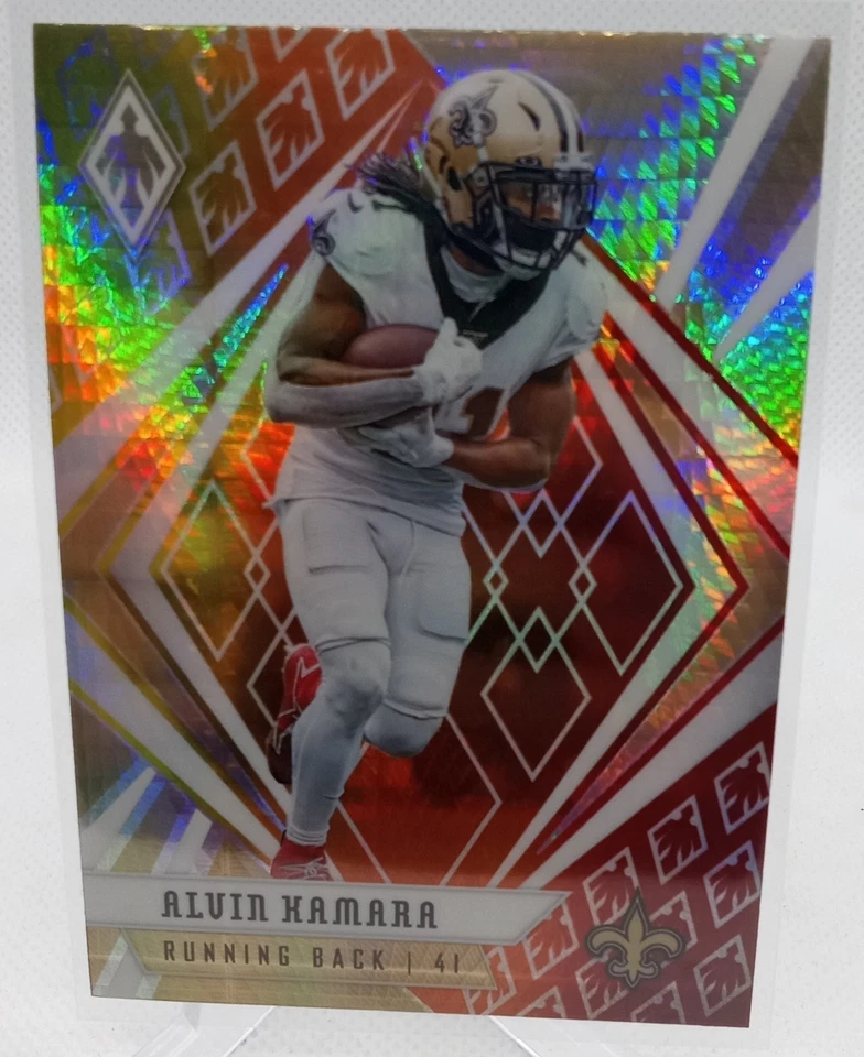 2020 Panini Phoenix - Alvin Kamara #11 Fire Burst - Image 1 of 1