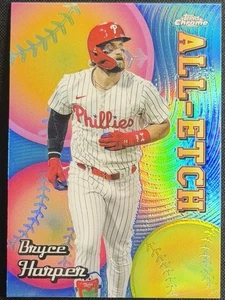 2024 Topps All-Etch Bryce Harper #CAEU-3 Philadelphia Phillies Silver  - Picture 1 of 3