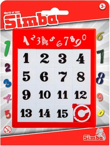 Puzzle Scorrevole Con Numeri, Gioco Retrò, Giocattolo Classico, 11,5 X 13,5 Cm, - Foto 1 di 12